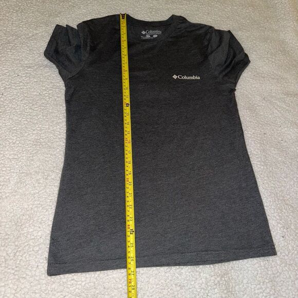 Columbia Men’s Charcoal Gray Graphic Short Sleeve Tee Small EUC - Picture 9 of 10